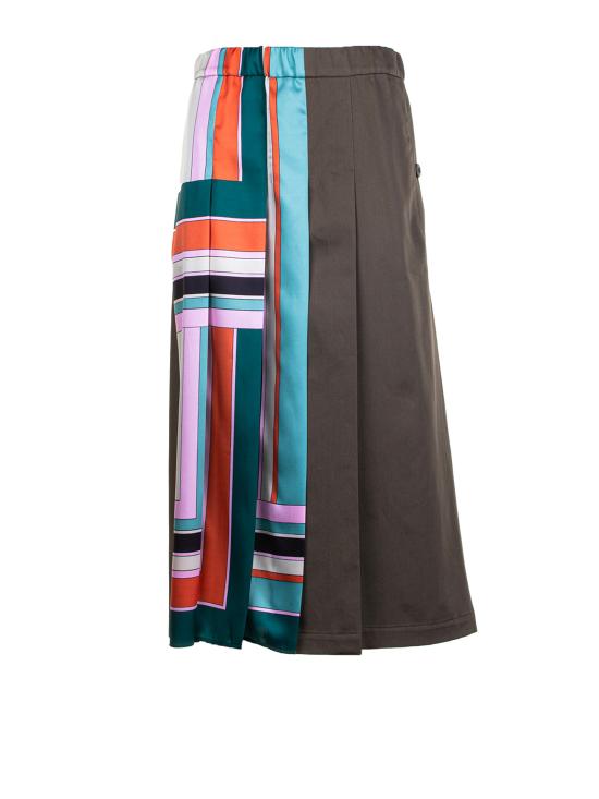 25SS 위켄드막스마라 미디 스커트 2515101031600LALLO002 KAKI