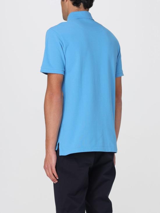 25FW 에트로 폴로 티셔츠 MRMD0005AJ264 B3911 Gnawed Blue - ETRO