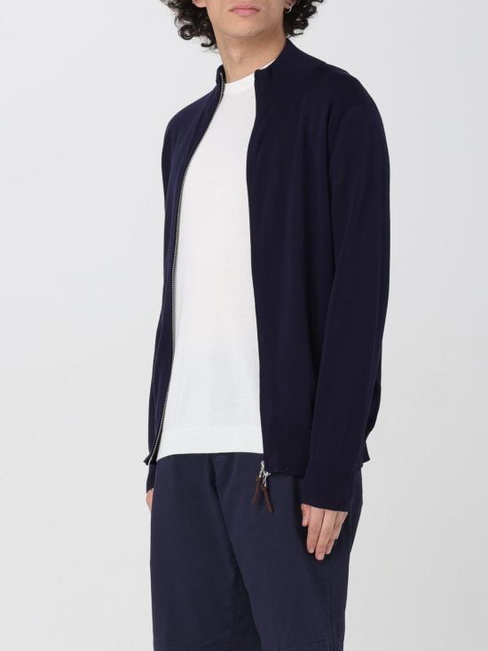 25FW 발렌타인 집업 니트 B2K03614CP7 13777 Navy - BALLANTYNE