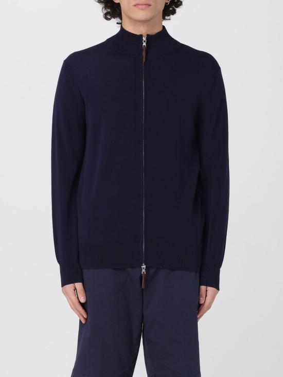 25FW 발렌타인 집업 니트 B2K03614CP7 13777 Navy