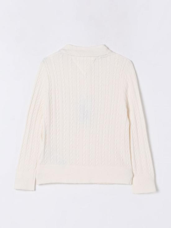 25SS [키즈] 타미힐피거 풀오버 KG0KG08282 Z00 White - TOMMY HILFIGER