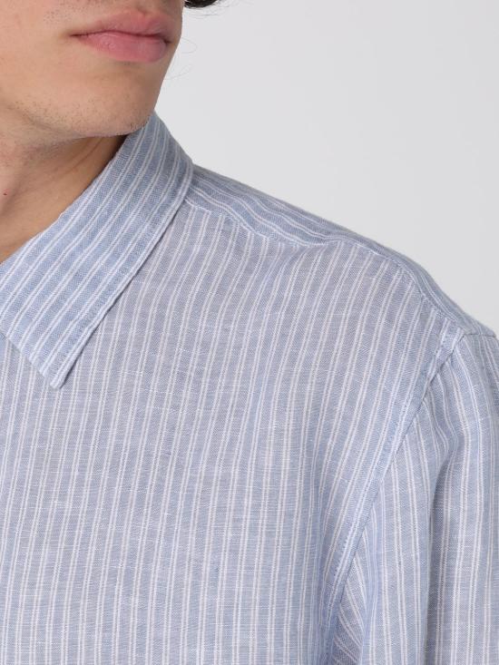 25FW 마이클 코어스 긴팔 셔츠 CS5403VHCB 436 Gnawed Blue - MICHAEL KORS