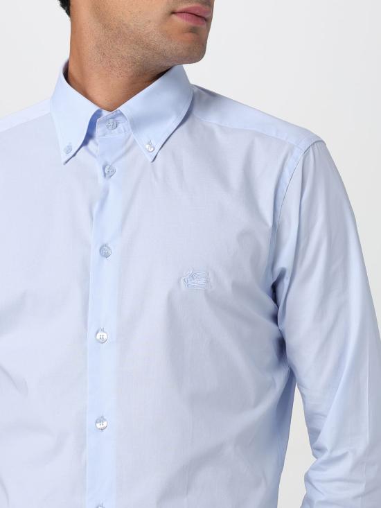 25FW 에트로 긴팔 셔츠 MRIB0006AV607 B3033 Sky Blue - ETRO