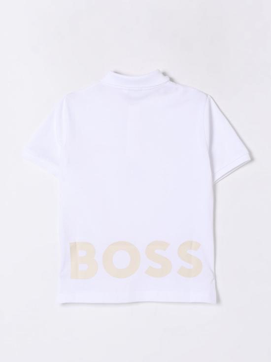 25FW [키즈] 보스 폴로 셔츠 J52014 10P White - BOSS