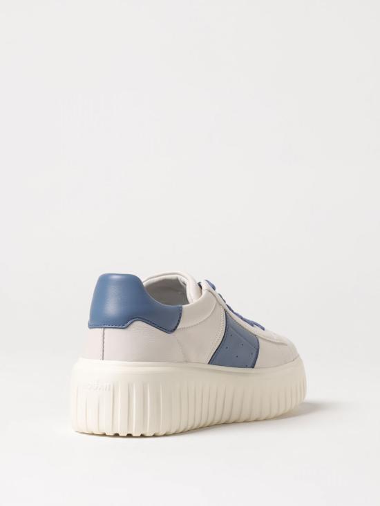 25FW 호간 뮬/슬리퍼 HXW6450FO70LE9 0CAR Gnawed Blue - HOGAN