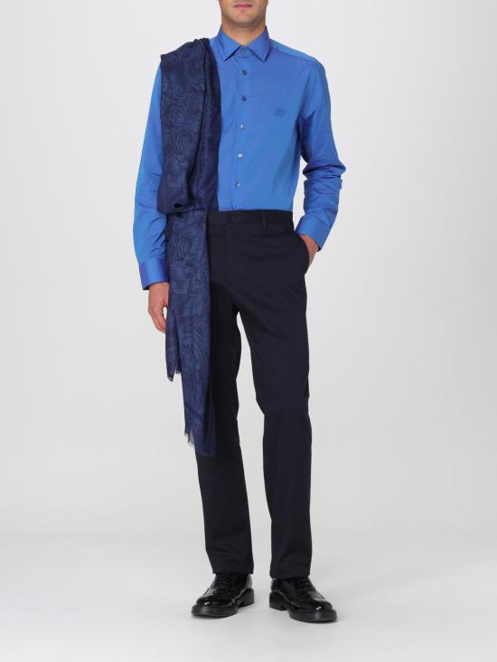 25FW 에트로 긴팔 셔츠 MRIB000299TU5D0 B0959 Blue - ETRO