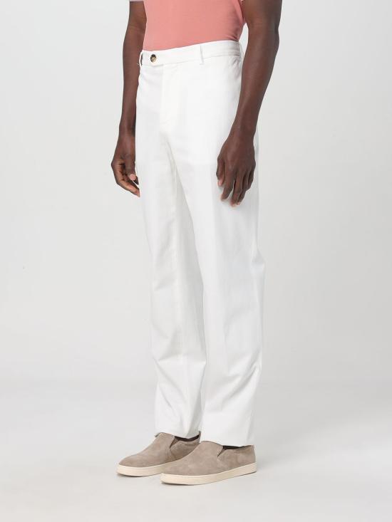 25SS 브루넬로 쿠치넬리 팬츠 M252DI1770 C2200 White - BRUNELLO CUCINELLI