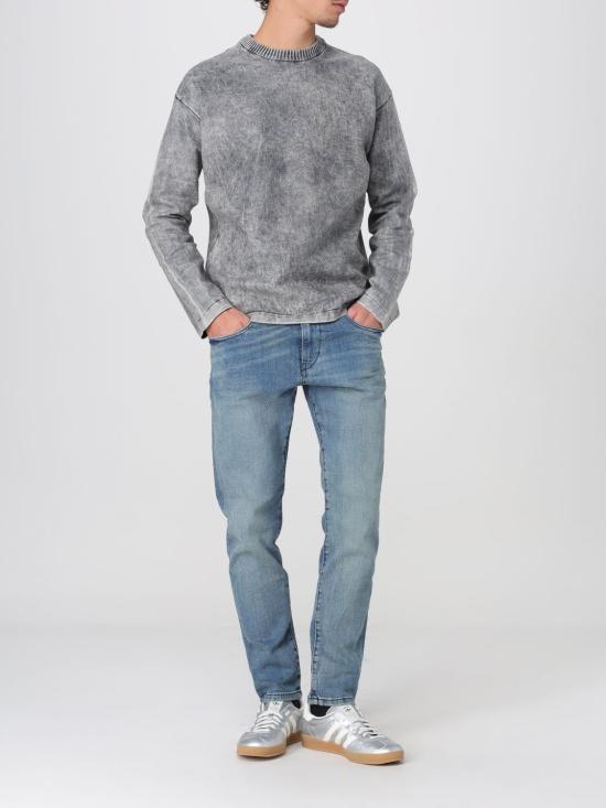 25SS 디젤 긴팔 티셔츠 A192260AFBU 9DW Grey - DIESEL