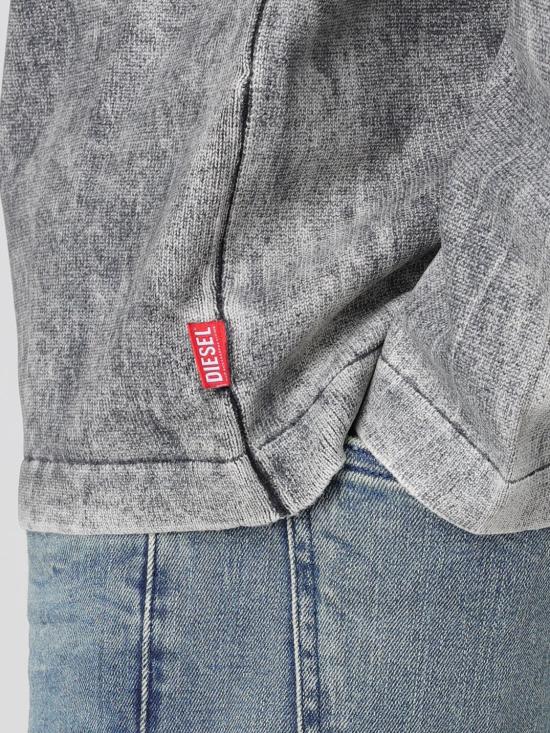 25SS 디젤 긴팔 티셔츠 A192260AFBU 9DW Grey - DIESEL