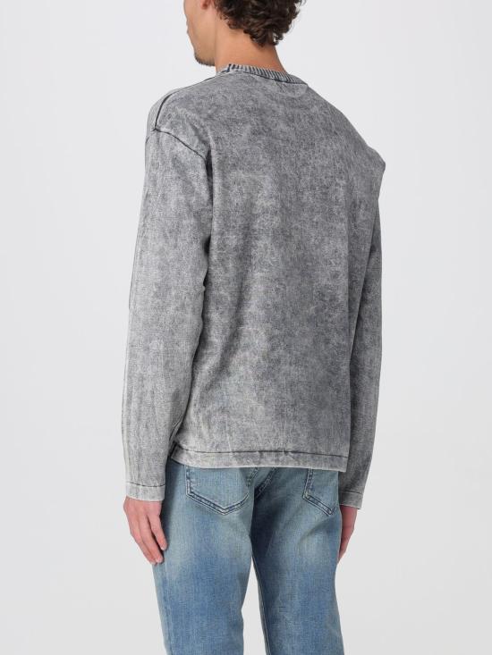 25SS 디젤 긴팔 티셔츠 A192260AFBU 9DW Grey - DIESEL