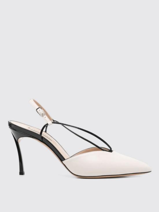 25SS 카사데이 힐/펌프스 1G625J080TT0503A023 ECRU BLACK White