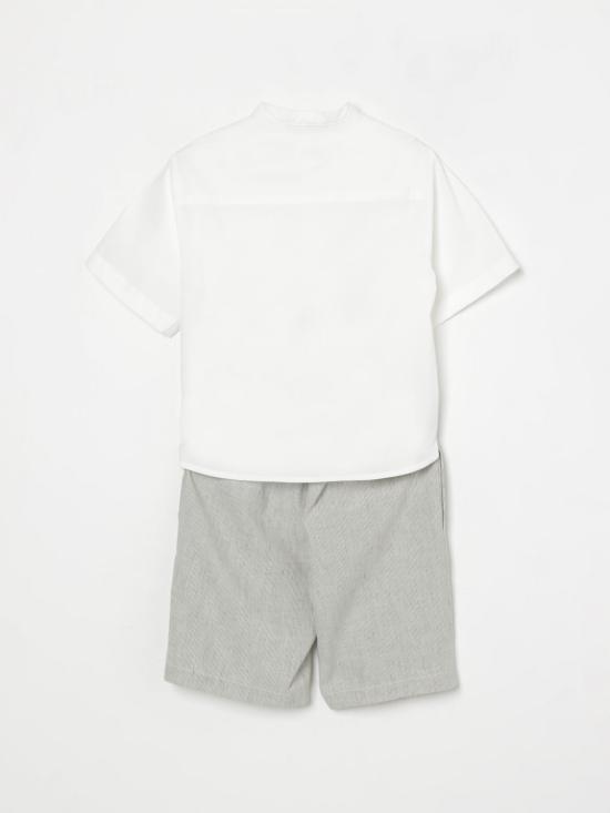 25SS [키즈] 엠포리오 아르마니 캐주얼 세트 EB000172AF12683 M1017 White - EMPORIO ARMANI