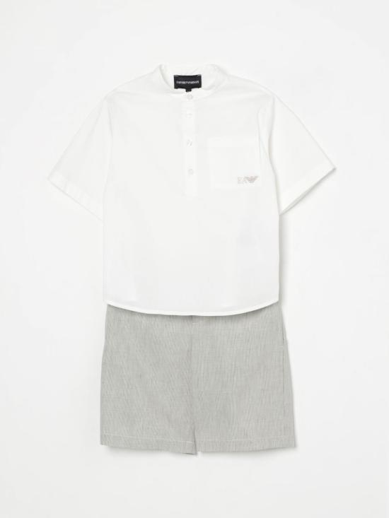 25SS [키즈] 엠포리오 아르마니 캐주얼 세트 EB000172AF12683 M1017 White