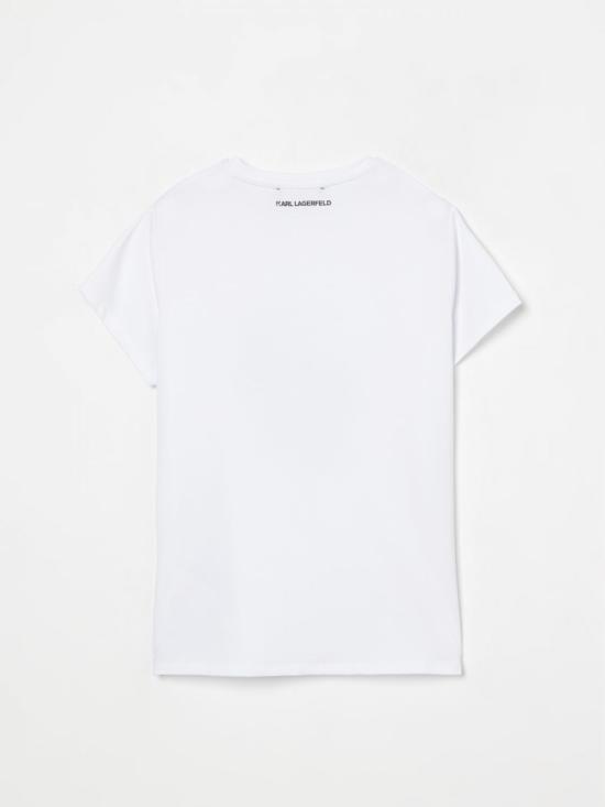 25FW [키즈] 칼라거펠트 티셔츠 Z30489 10P White - KARL LAGERFELD