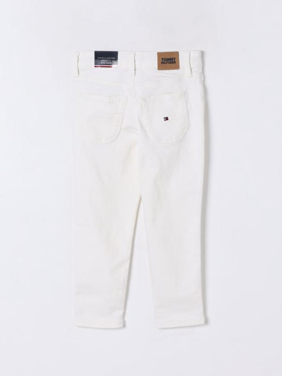 25SS [키즈] 타미힐피거 진 KB0KB09773 YBR White - TOMMY HILFIGER