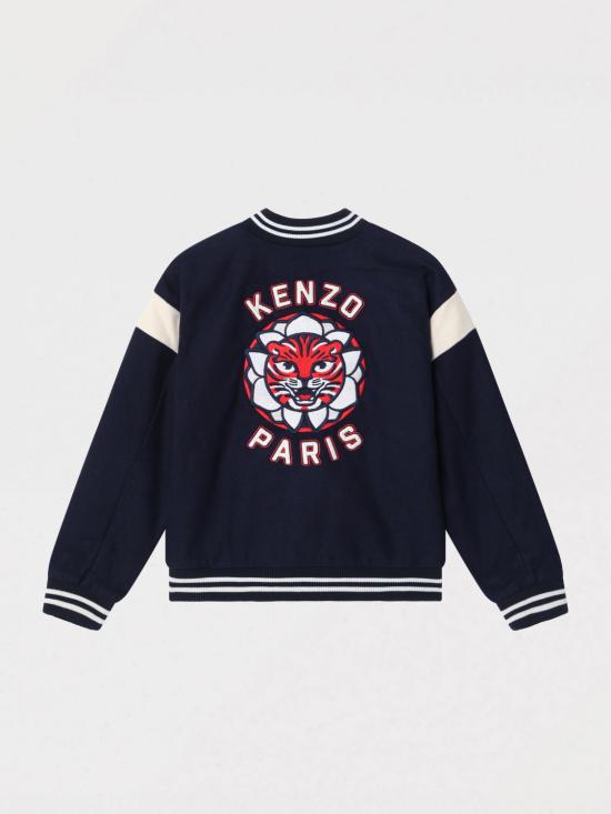 25SS [키즈] 겐조 캐주얼 자켓 K61081 848 Navy - KENZO
