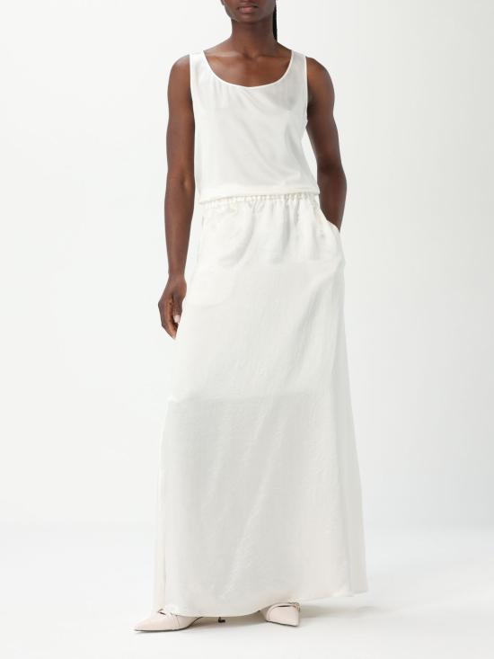 25SS 막스마라 스커트 2516101028600 001 White - MAX MARA