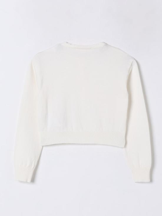 25SS [키즈] 엘리자베타프랜치 풀오버 EFMA163FL061 0000 Yellow Cream - ELISABETTA FRANCHI