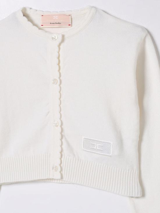 25SS [키즈] 엘리자베타프랜치 풀오버 EFMA163FL061 0000 Yellow Cream - ELISABETTA FRANCHI