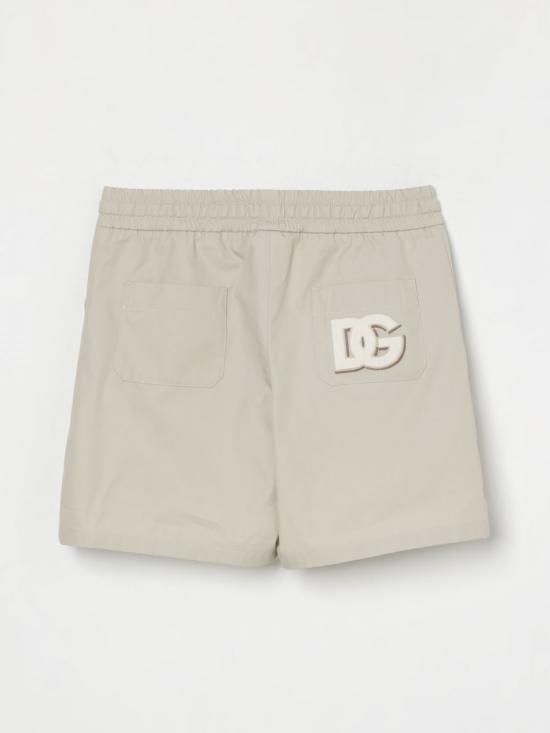 25SS [키즈] 돌체앤가바나 쇼츠/버뮤다 L43Q65HUMRB M9478 Beige - DOLCE & GABBANA