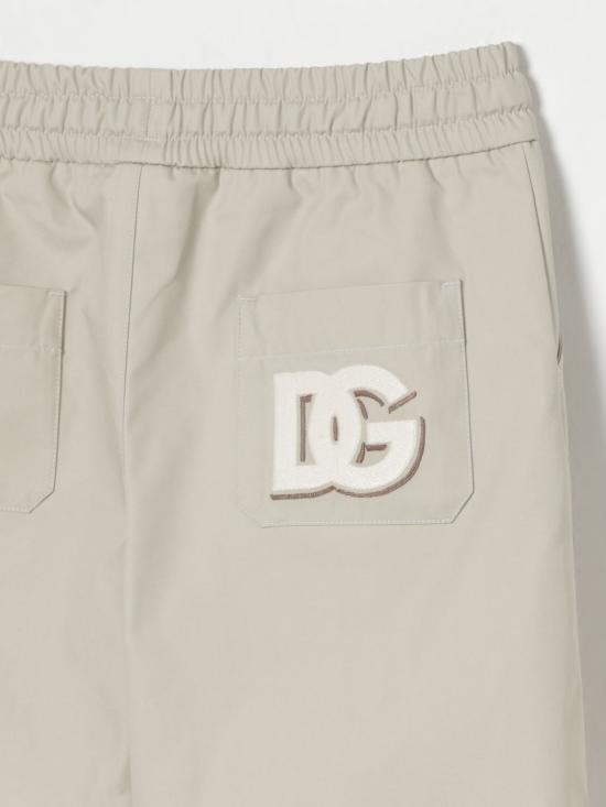 25SS [키즈] 돌체앤가바나 쇼츠/버뮤다 L43Q65HUMRB M9478 Beige - DOLCE & GABBANA