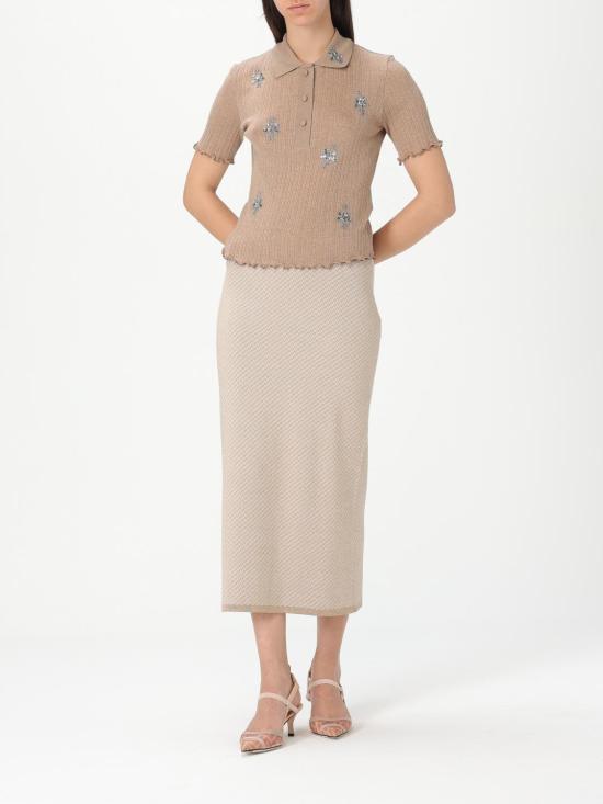 25SS 펜디 폴로 티셔츠 FS9713ASNG F1SA0 Camel - FENDI