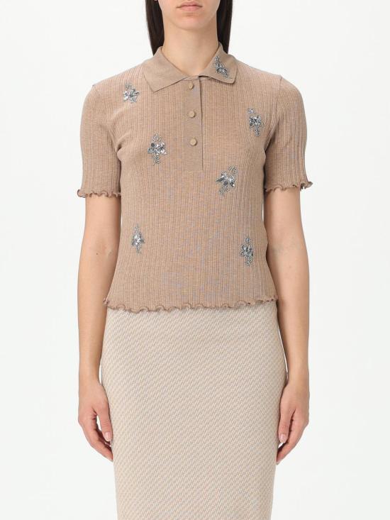 25SS 펜디 폴로 티셔츠 FS9713ASNG F1SA0 Camel