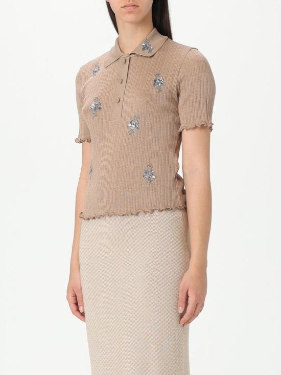 25SS 펜디 폴로 티셔츠 FS9713ASNG F1SA0 Camel - FENDI