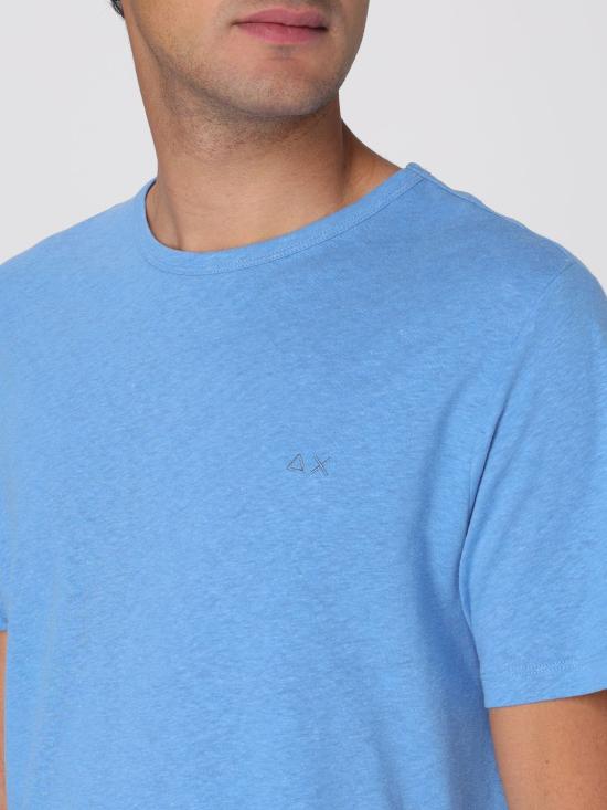 25FW 썬 68 반팔 티셔츠 T35132 56 Blue - SUN 68