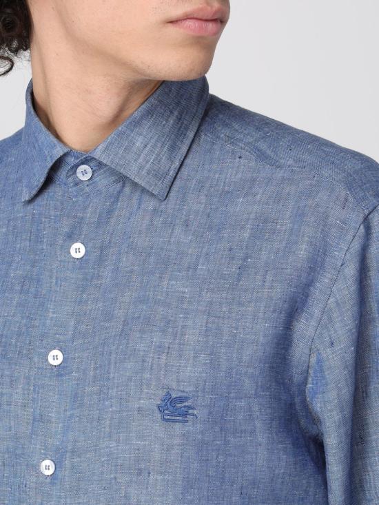 25FW 에트로 긴팔 셔츠 MRIB000299TU3F3 B0068 Blue - ETRO