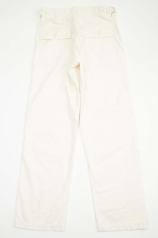  오어슬로우 스트레이트 팬츠 오슬로 레귤러 핏 어스 아미 퍼티그 팬츠 에크루 - ORSLOW