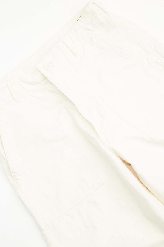  오어슬로우 스트레이트 팬츠 오슬로 레귤러 핏 어스 아미 퍼티그 팬츠 에크루 - ORSLOW