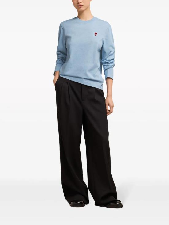  아미 긴팔 티셔츠 E24UTS205726 blue - AMI