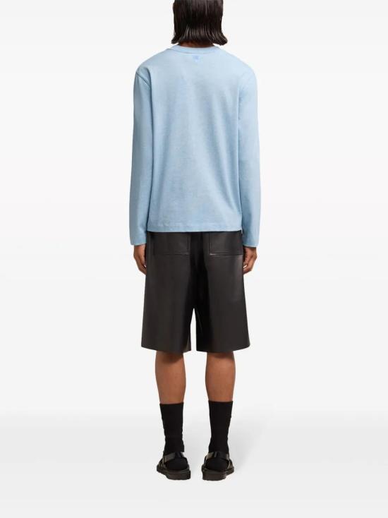  아미 긴팔 티셔츠 E24UTS205726 blue - AMI