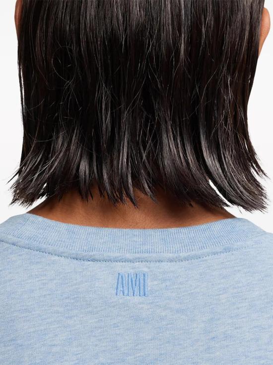  아미 긴팔 티셔츠 E24UTS205726 blue - AMI