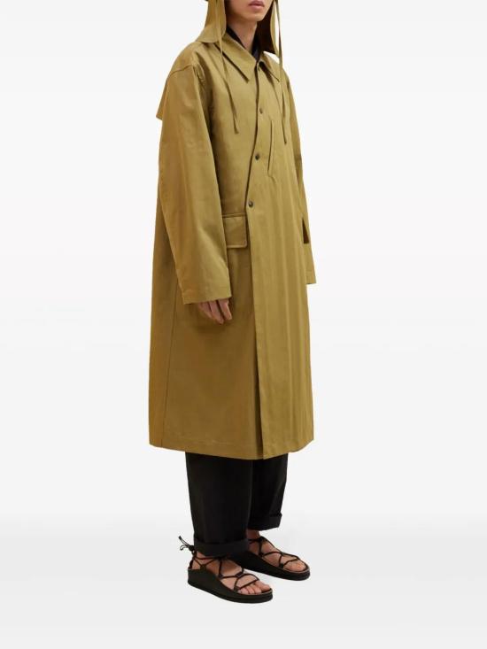  르메르 코트 CO1042LF1228 ochre yellow - LEMAIRE