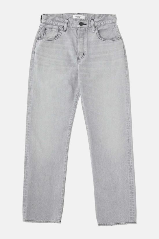  마우지 데님 팬츠 파나카 스트레이트 진 라이트 블랙 - MOUSSY