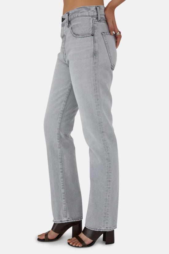  마우지 데님 팬츠 파나카 스트레이트 진 라이트 블랙 - MOUSSY