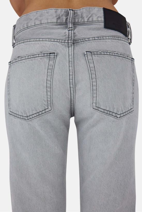  마우지 데님 팬츠 파나카 스트레이트 진 라이트 블랙 - MOUSSY