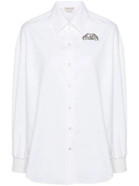  알렉산더 맥퀸 셔츠 781169QAABC white