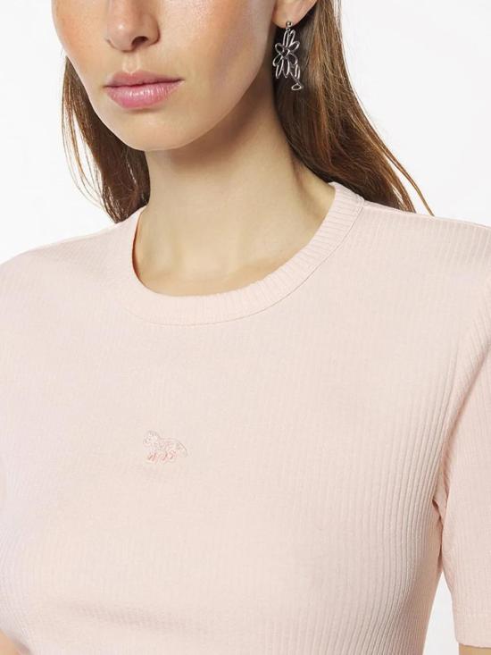  메종키츠네 반팔 티셔츠 OW00124KJ0134 powder - MAISON KITSUNE