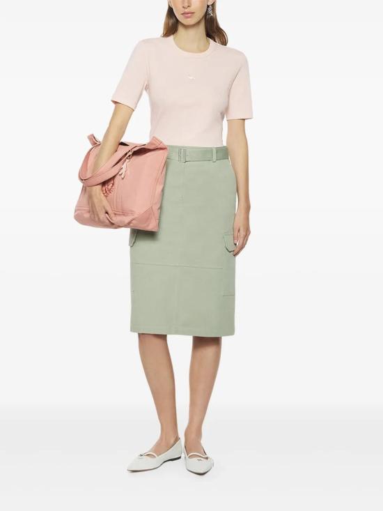  메종키츠네 반팔 티셔츠 OW00124KJ0134 powder - MAISON KITSUNE