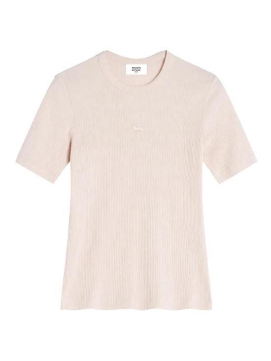  메종키츠네 반팔 티셔츠 OW00124KJ0134 powder