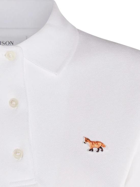  메종키츠네 폴로 티셔츠 OW00207KJ7010 white - MAISON KITSUNE
