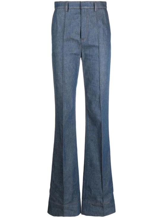  생로랑 플레어 팬츠 693738Y7E31 blue