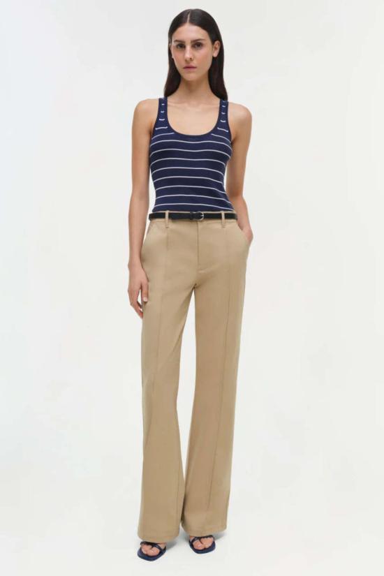  심카이 스트레이트 팬츠 안셀  카키 - SIMKHAI