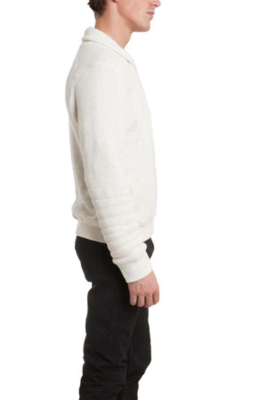  블루&크림 스웨터 숄 칼라 풀오버 베이지 - BLUE&CREAM