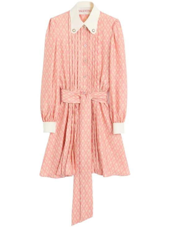  발렌티노 가라바니 미디 원피스 BVAEX290R salmon