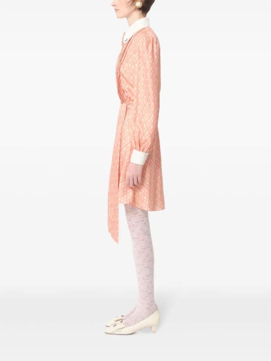  발렌티노 가라바니 미디 원피스 BVAEX290R salmon - VALENTINO GARAVANI