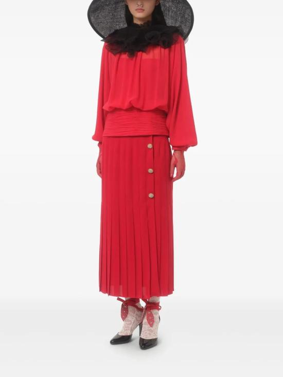  발렌티노 가라바니 미디 스커트 BRAD651MH - VALENTINO GARAVANI